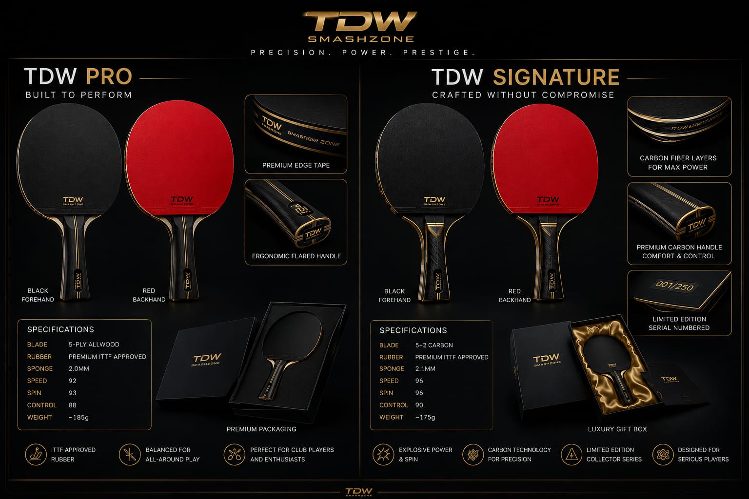 TDW Pro Signature Paddle